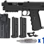 Tippmann TiPX Operator Paintball Pistol Package Kit - Black