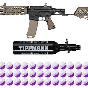 Home Defense Kit 4 w/ PepperBalls® - Tippmann TMC w/ Air-Thru Adjustable Stock