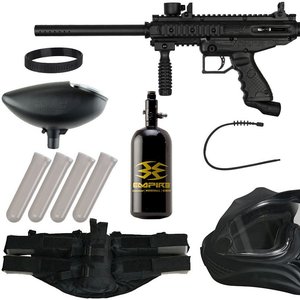 Tippmann Cronus Legendary Paintball Gun Package Kit - Black/Black