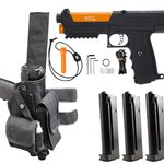 Tippmann TiPX Trufeed Deluxe Pistol Kit - Black/Sunburst Orange