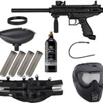 Tippmann Cronus Epic Paintball Gun Package Kit - Black/Black