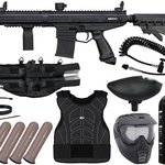 Tippmann Stormer Elite Dual Fed Light Gunner Paintball Gun Package Kit
