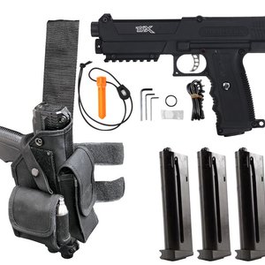 Tippmann TiPX Trufeed Deluxe Pistol Kit - Black/Black