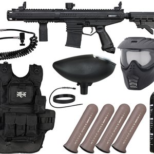 Tippmann Stormer Elite Dual Fed Heavy Gunner Paintball Gun Package Kit