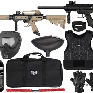 Tippmann Cronus Basic & Tactical Level 1 Protector Paintball Gun Package Kit