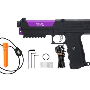 Tippmann TiPX Trufeed Paintball Pistol - Black/Electric Purple
