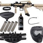 Tippmann Cronus Tactical Epic Paintball Gun Package Kit - Tan/Black