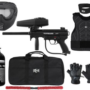 Tippmann A5 Semi Auto Level 1 Protector Paintball Gun Package Kit