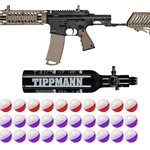 Home Defense Kit 2 w/ PepperBalls® - Tippmann TMC w/ Air-Thru Adjustable Stock