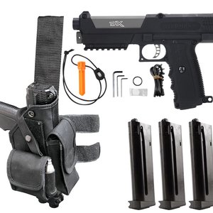 Tippmann TiPX Trufeed Deluxe Pistol Kit - Black/Gun Metal Grey