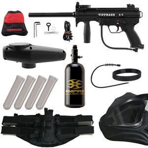 Tippmann A5 RT Legendary Paintball Gun Package Kit