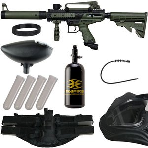 Tippmann Cronus Tactical Legendary Paintball Gun Package Kit - Olive/Black